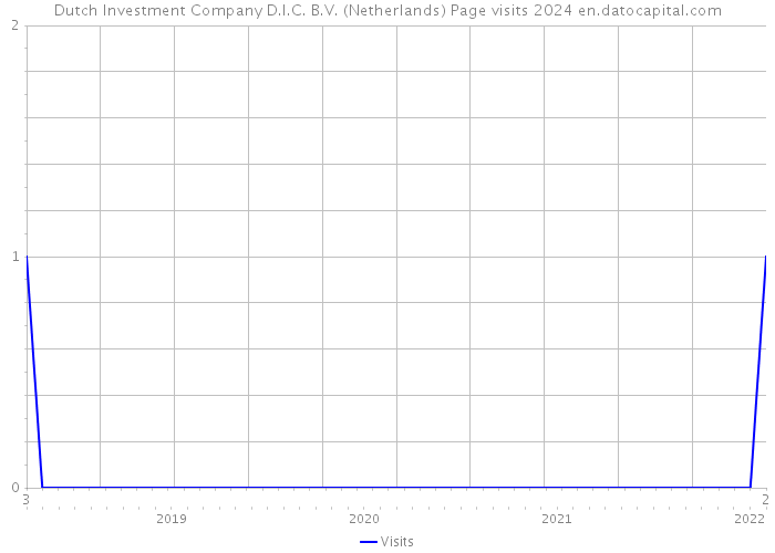 Dutch Investment Company D.I.C. B.V. (Netherlands) Page visits 2024 