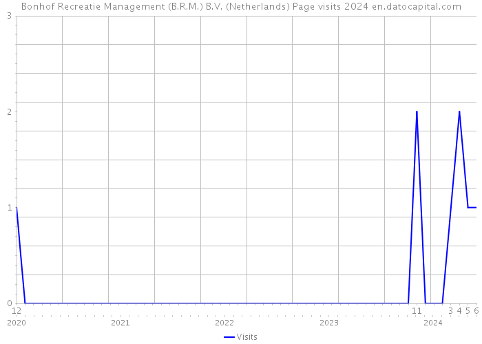 Bonhof Recreatie Management (B.R.M.) B.V. (Netherlands) Page visits 2024 
