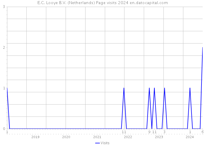 E.C. Looye B.V. (Netherlands) Page visits 2024 