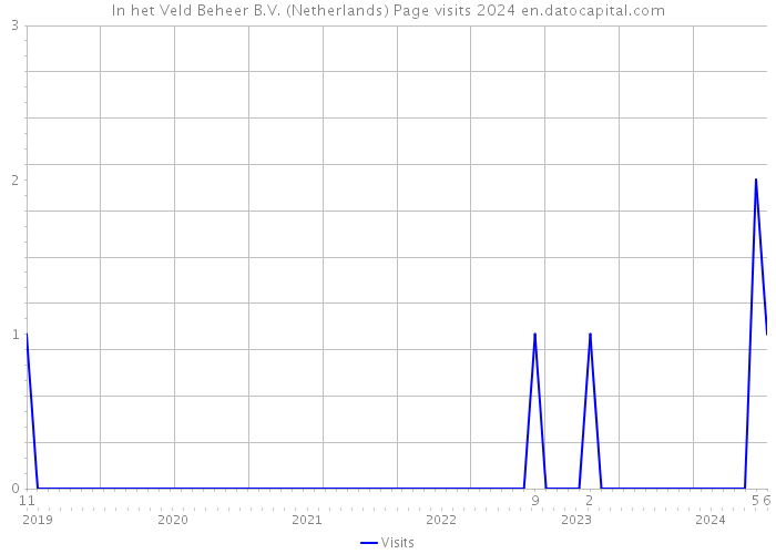 In het Veld Beheer B.V. (Netherlands) Page visits 2024 