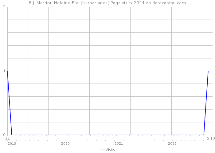 B.J. Martinu Holding B.V. (Netherlands) Page visits 2024 