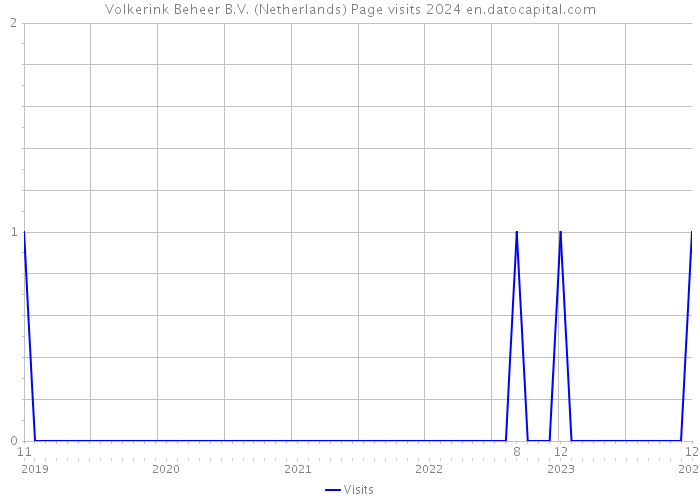 Volkerink Beheer B.V. (Netherlands) Page visits 2024 