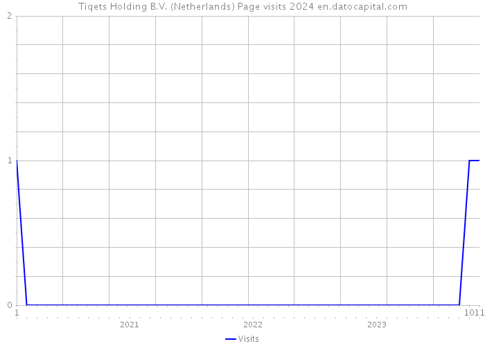 Tiqets Holding B.V. (Netherlands) Page visits 2024 