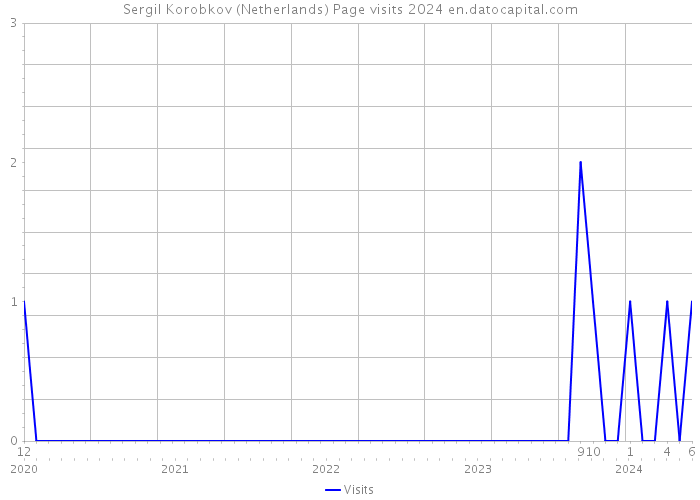 Sergil Korobkov (Netherlands) Page visits 2024 