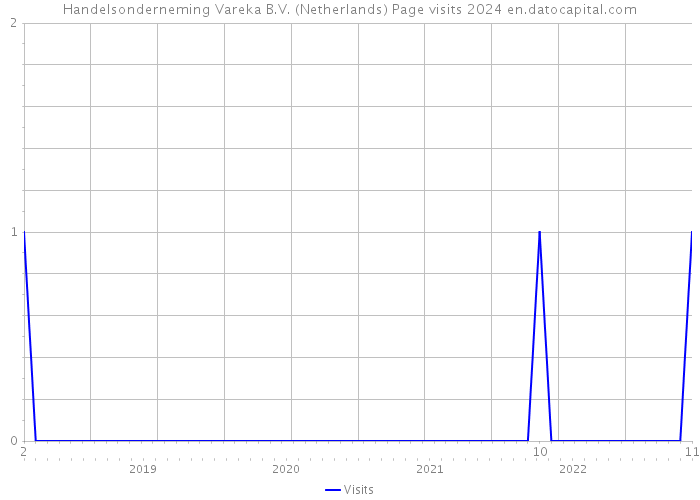 Handelsonderneming Vareka B.V. (Netherlands) Page visits 2024 