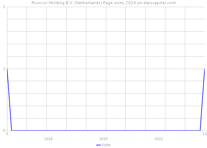 Rosscor Holding B.V. (Netherlands) Page visits 2024 