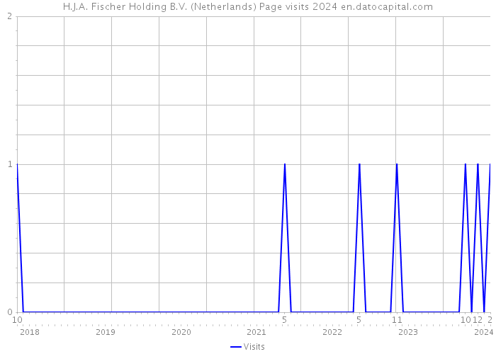 H.J.A. Fischer Holding B.V. (Netherlands) Page visits 2024 