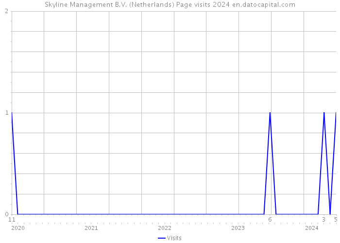 Skyline Management B.V. (Netherlands) Page visits 2024 