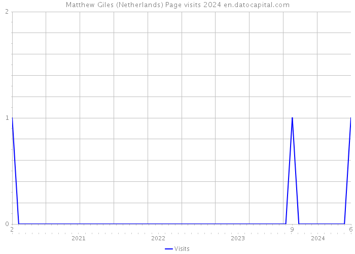 Matthew Giles (Netherlands) Page visits 2024 