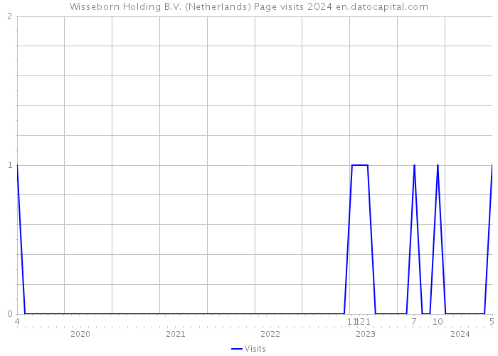 Wisseborn Holding B.V. (Netherlands) Page visits 2024 