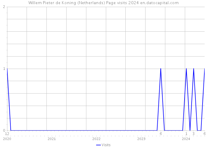 Willem Pieter de Koning (Netherlands) Page visits 2024 