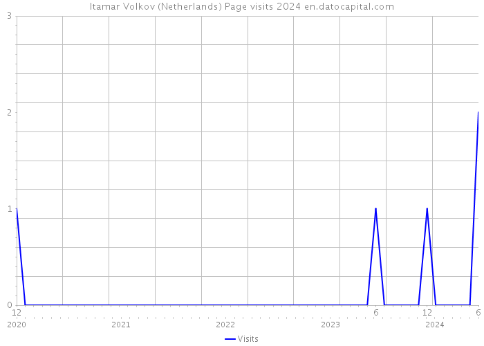 Itamar Volkov (Netherlands) Page visits 2024 