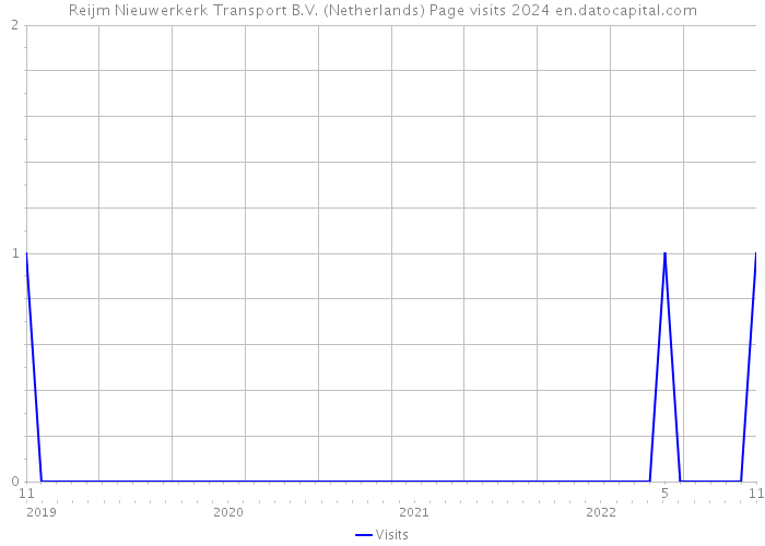 Reijm Nieuwerkerk Transport B.V. (Netherlands) Page visits 2024 