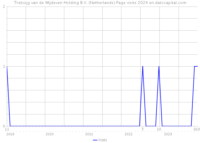 Trebsijg van de Wijdeven Holding B.V. (Netherlands) Page visits 2024 