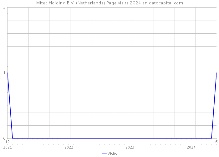 Mitec Holding B.V. (Netherlands) Page visits 2024 