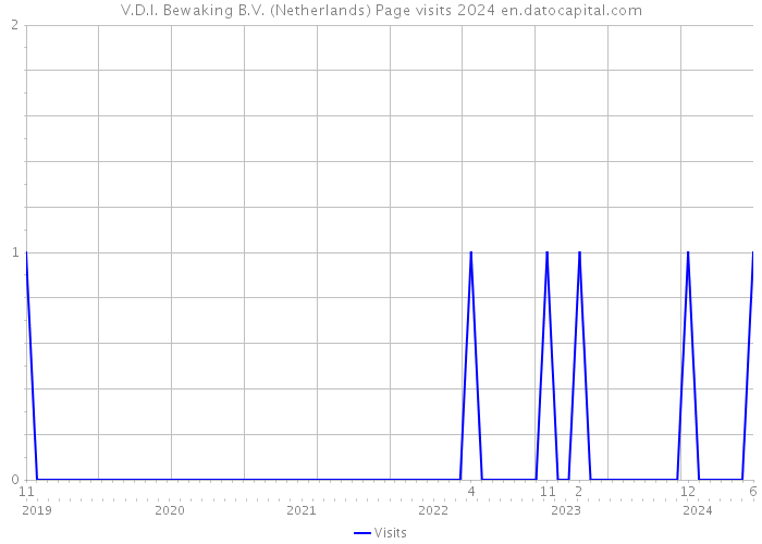 V.D.I. Bewaking B.V. (Netherlands) Page visits 2024 