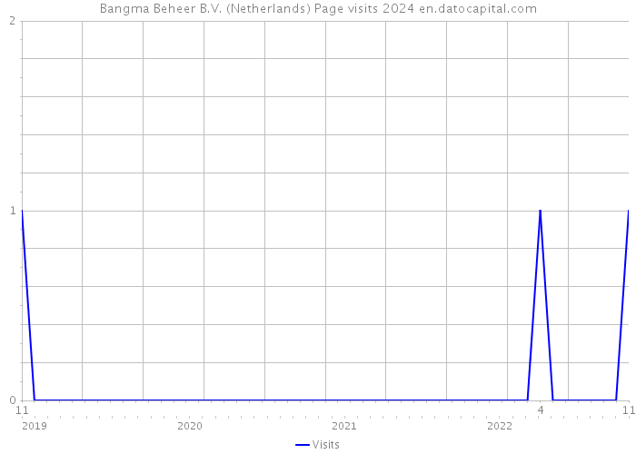 Bangma Beheer B.V. (Netherlands) Page visits 2024 