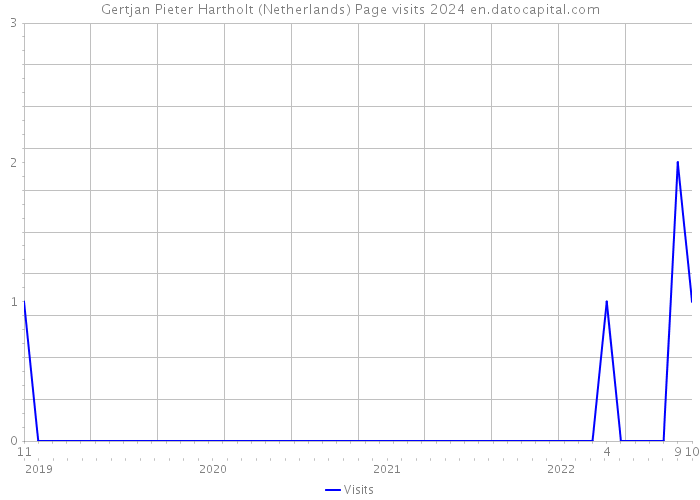 Gertjan Pieter Hartholt (Netherlands) Page visits 2024 