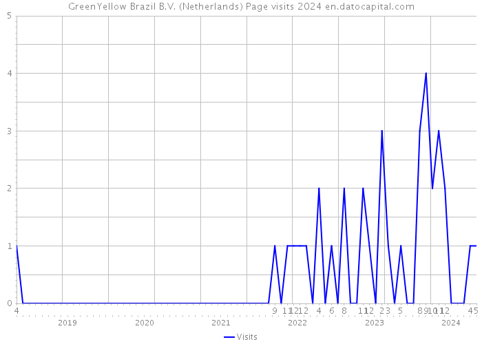 GreenYellow Brazil B.V. (Netherlands) Page visits 2024 