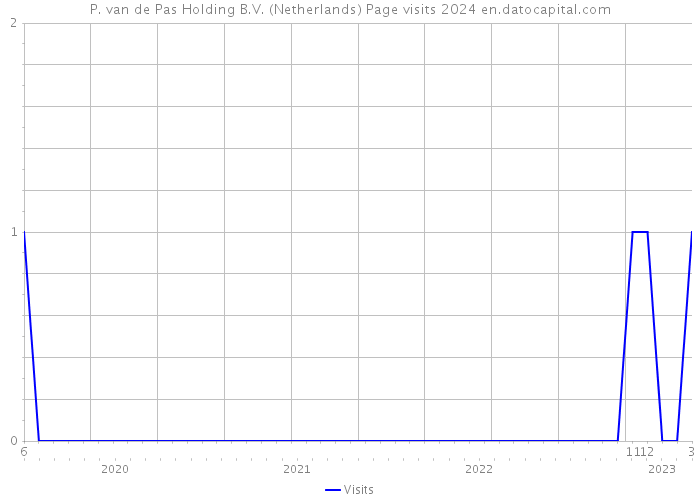 P. van de Pas Holding B.V. (Netherlands) Page visits 2024 