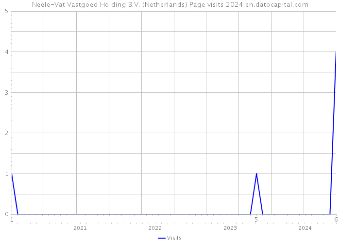 Neele-Vat Vastgoed Holding B.V. (Netherlands) Page visits 2024 