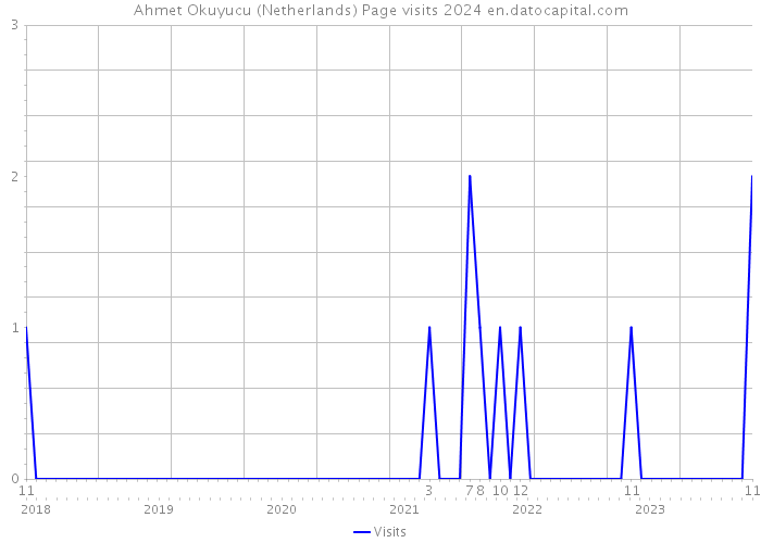 Ahmet Okuyucu (Netherlands) Page visits 2024 
