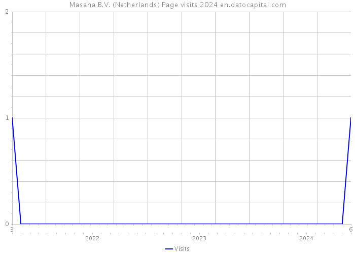Masana B.V. (Netherlands) Page visits 2024 