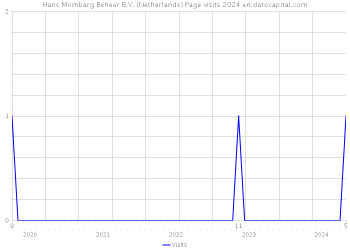 Hans Mombarg Beheer B.V. (Netherlands) Page visits 2024 