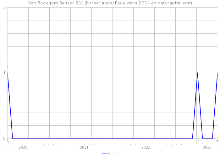 Van Bodegom Beheer B.V. (Netherlands) Page visits 2024 