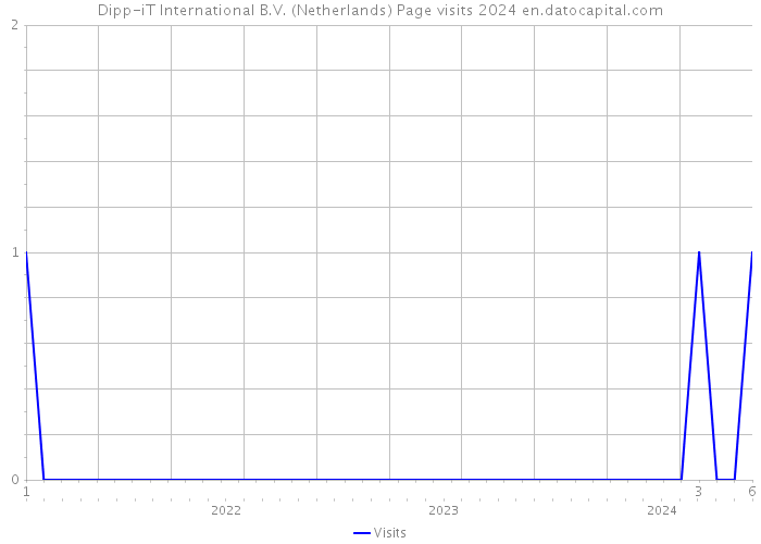 Dipp-iT International B.V. (Netherlands) Page visits 2024 