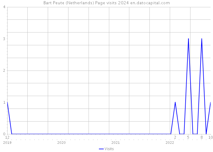 Bart Peute (Netherlands) Page visits 2024 
