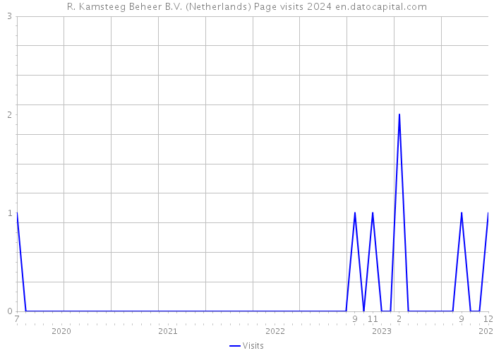 R. Kamsteeg Beheer B.V. (Netherlands) Page visits 2024 