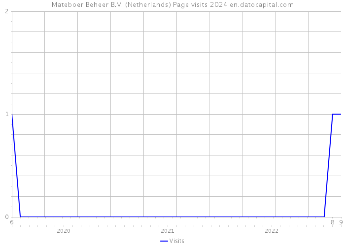 Mateboer Beheer B.V. (Netherlands) Page visits 2024 