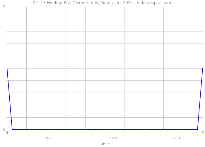 22-11 Holding B.V. (Netherlands) Page visits 2024 