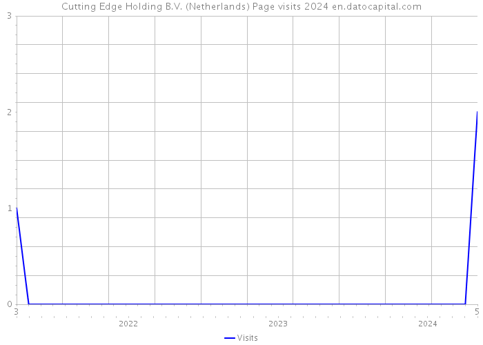 Cutting Edge Holding B.V. (Netherlands) Page visits 2024 