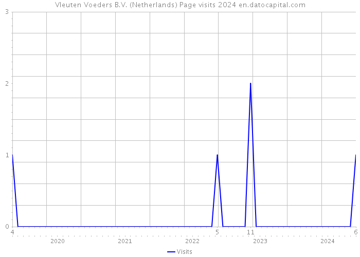 Vleuten Voeders B.V. (Netherlands) Page visits 2024 