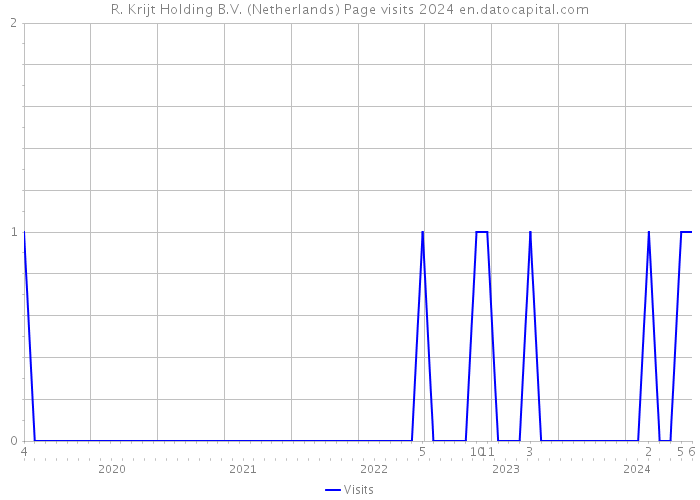 R. Krijt Holding B.V. (Netherlands) Page visits 2024 