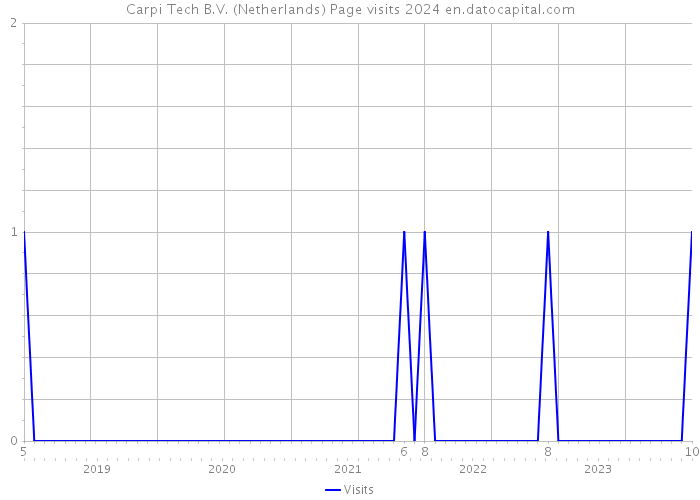 Carpi Tech B.V. (Netherlands) Page visits 2024 