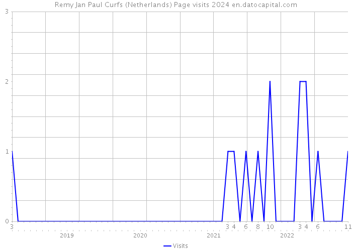 Remy Jan Paul Curfs (Netherlands) Page visits 2024 