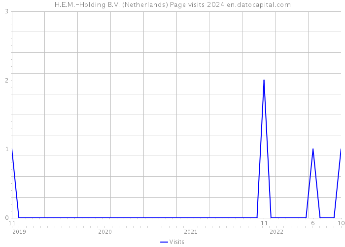 H.E.M.-Holding B.V. (Netherlands) Page visits 2024 