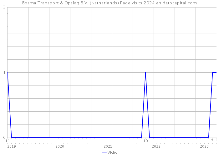 Bosma Transport & Opslag B.V. (Netherlands) Page visits 2024 