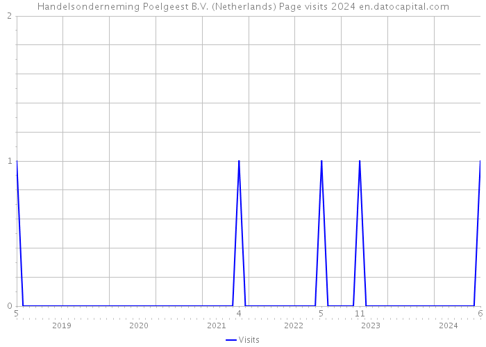 Handelsonderneming Poelgeest B.V. (Netherlands) Page visits 2024 