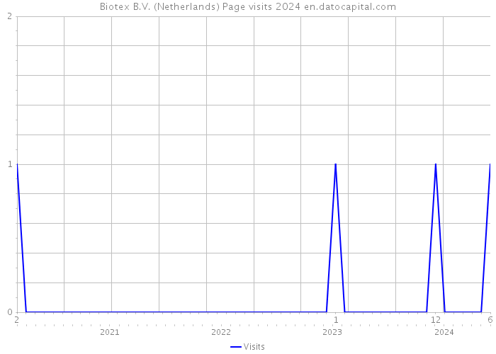 Biotex B.V. (Netherlands) Page visits 2024 