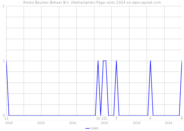 Ritske Beumer Beheer B.V. (Netherlands) Page visits 2024 