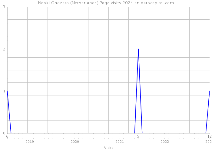 Naoki Onozato (Netherlands) Page visits 2024 