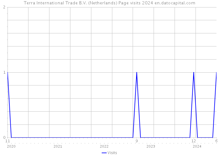 Terra International Trade B.V. (Netherlands) Page visits 2024 