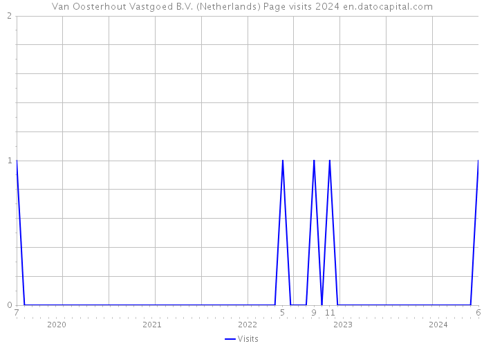 Van Oosterhout Vastgoed B.V. (Netherlands) Page visits 2024 