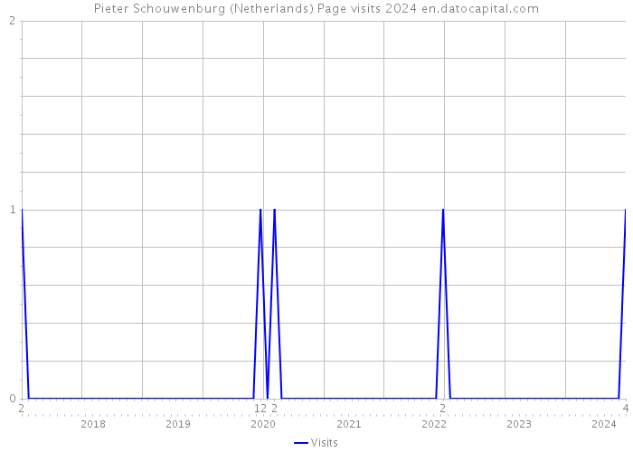 Pieter Schouwenburg (Netherlands) Page visits 2024 