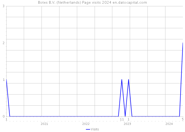 Botes B.V. (Netherlands) Page visits 2024 