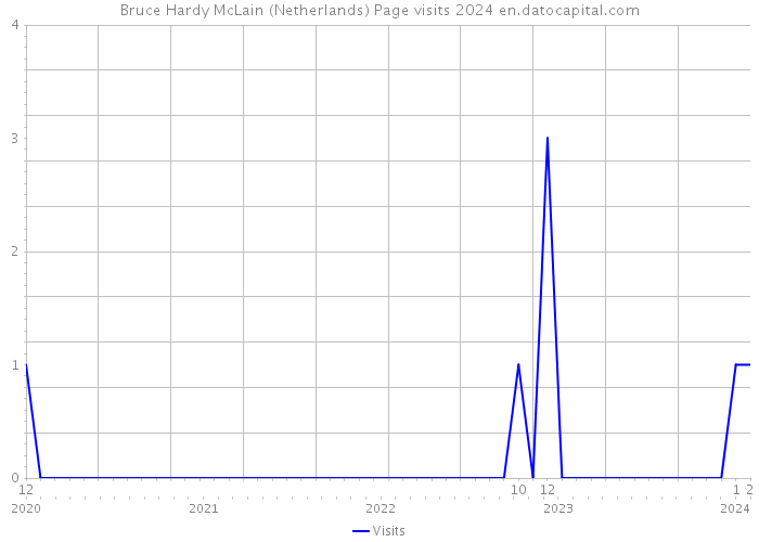 Bruce Hardy McLain (Netherlands) Page visits 2024 
